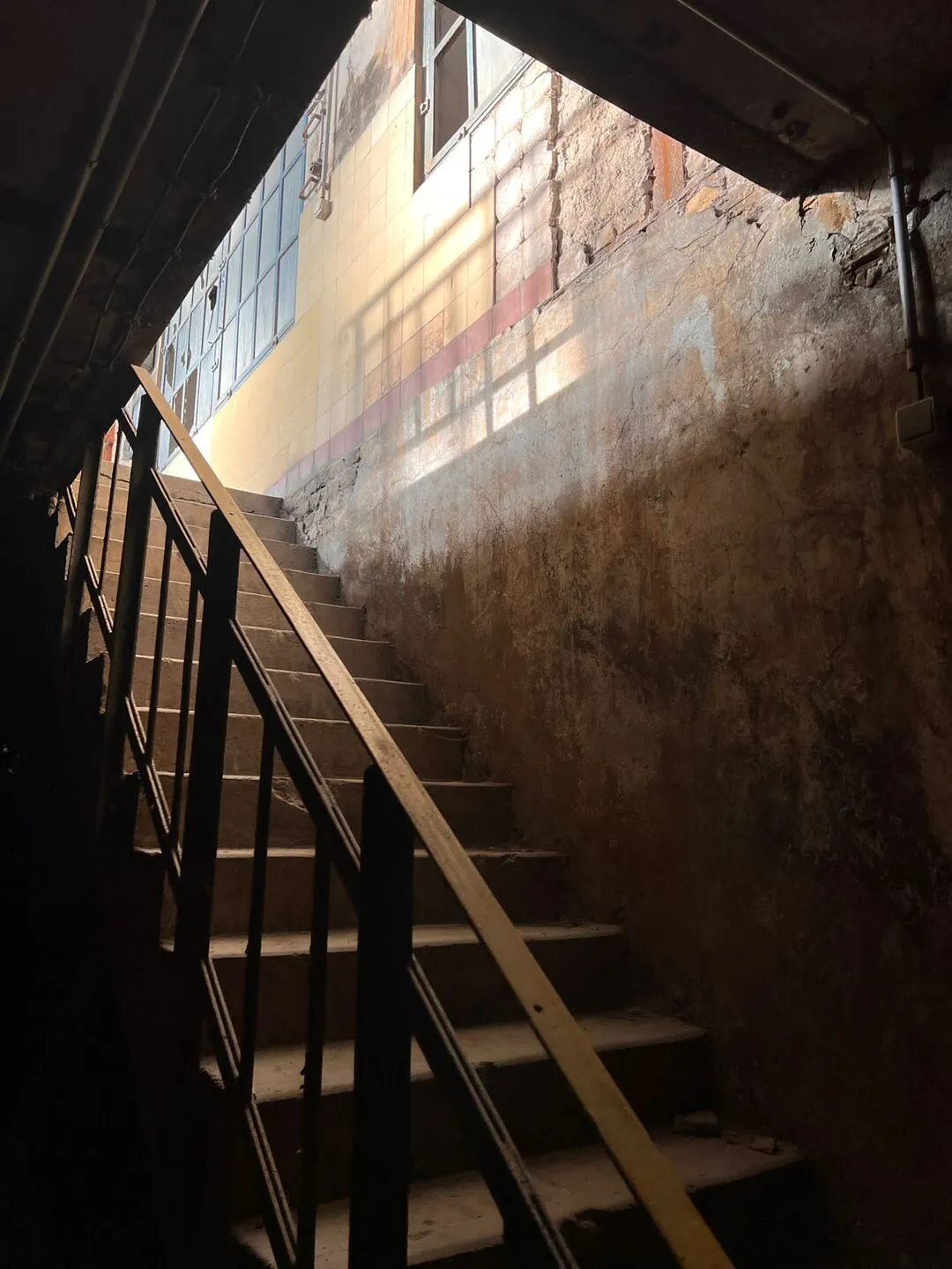 Treppe der Kraftwerkshalle